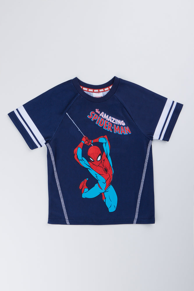 Navy Spider-Man Raglan T-Shirt