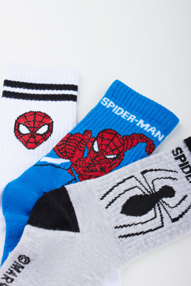 Spider-Man Graphic Socks 3 Pack (1)