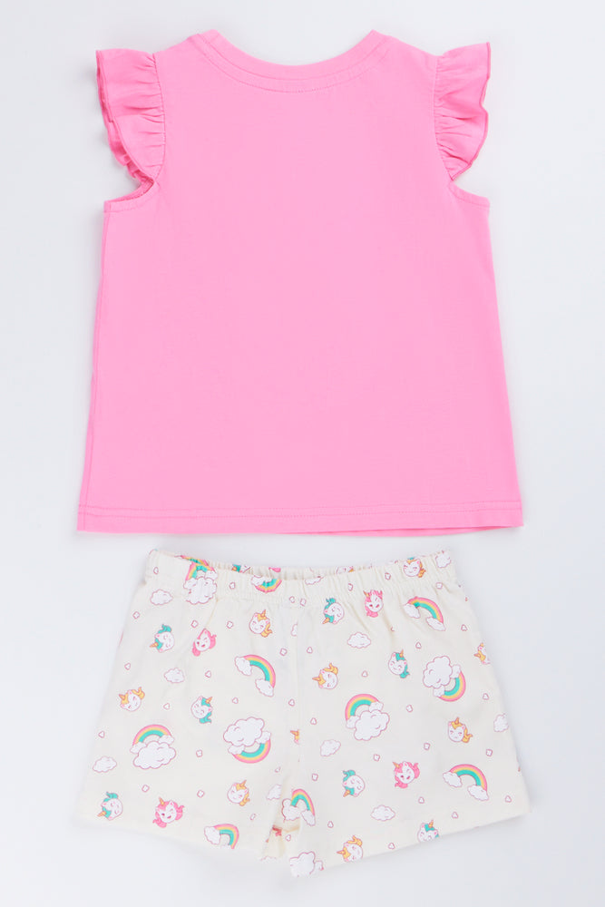 Pink Unicorn Pyjama Set (2)