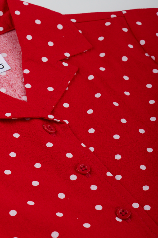 Red Polka Dot Resort Shirt (1)