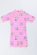 Hello Kitty Pink Striped Swimsuit (2)