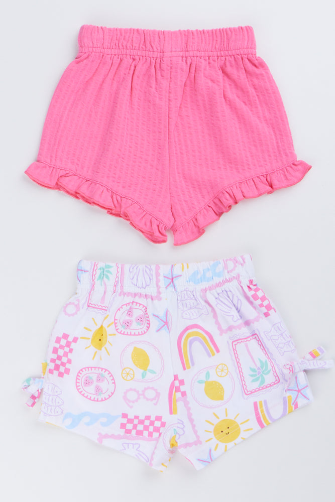 Coastal Print Knit Shorts (2)