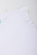 White Frill Sleeve Vest (1)