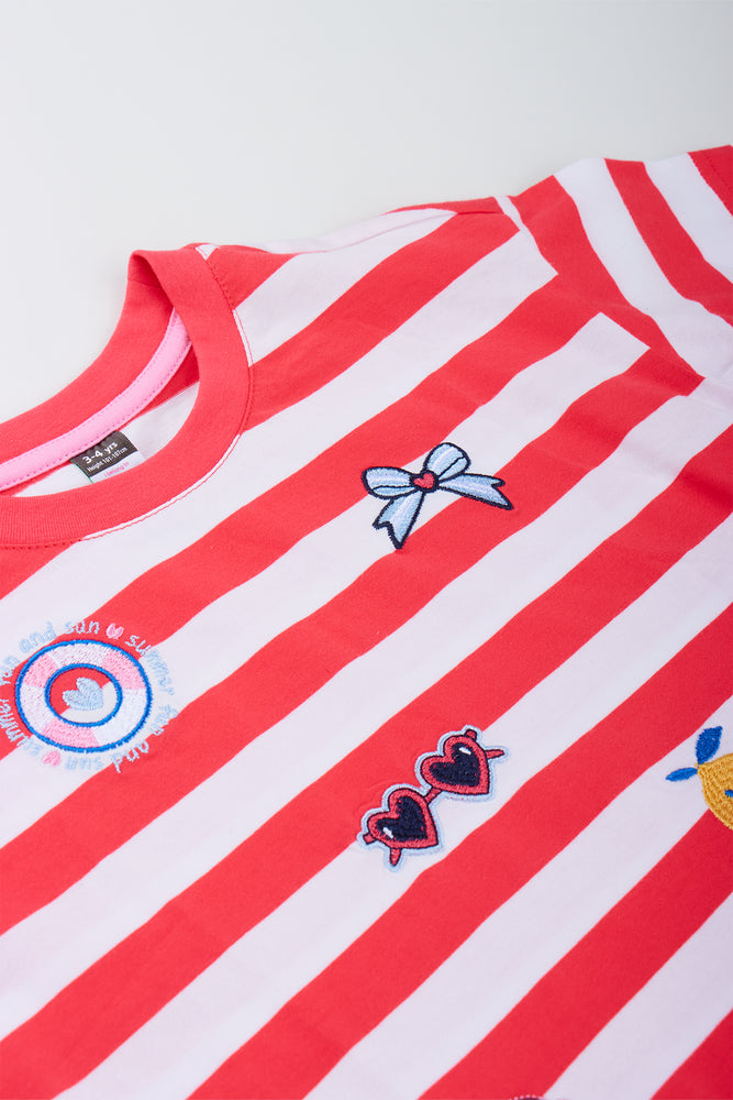 Red White Striped T-Shirt (1)