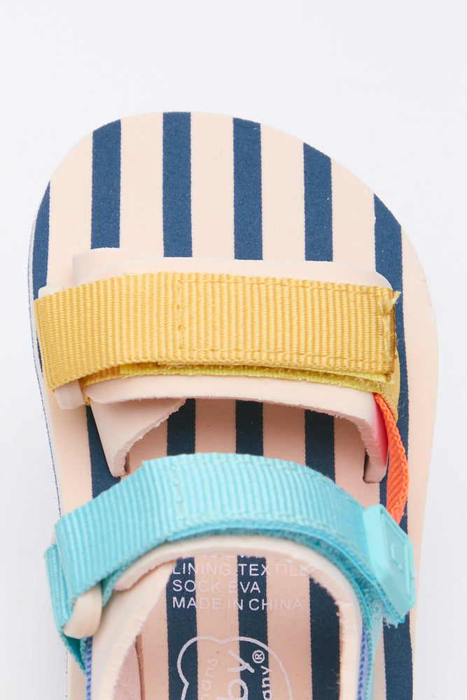 Multi Colour Striped Sandals (4)