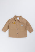 Lion King Embroidered Taupe Jacket