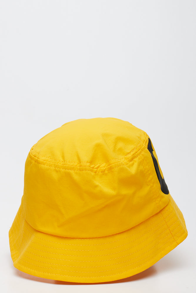 Bright Yellow Graphic Bucket Hat (3)