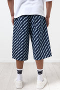 Indigo Printed Denim Jorts (2)