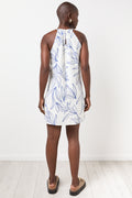 Floral Print Halterneck Tiered Dress (2)