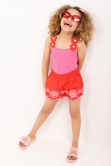 ME&B Pink Floral Swimsuit