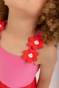 ME&B Pink Floral Swimsuit (3)