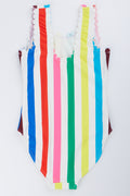 ME&B Multi Colour Striped Swimsuit (2)