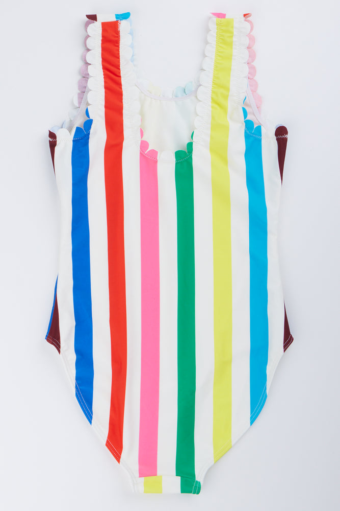 ME&B Multi Colour Striped Swimsuit (2)