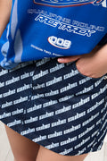 Indigo Printed Denim Mini Skirt (3)