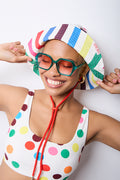 ME&B Multi Colour Spot Print Sunhat