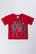 Red Miles Morales Graphic T-Shirt