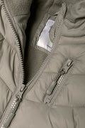Hooded Puffer Jacket Light Green (1)