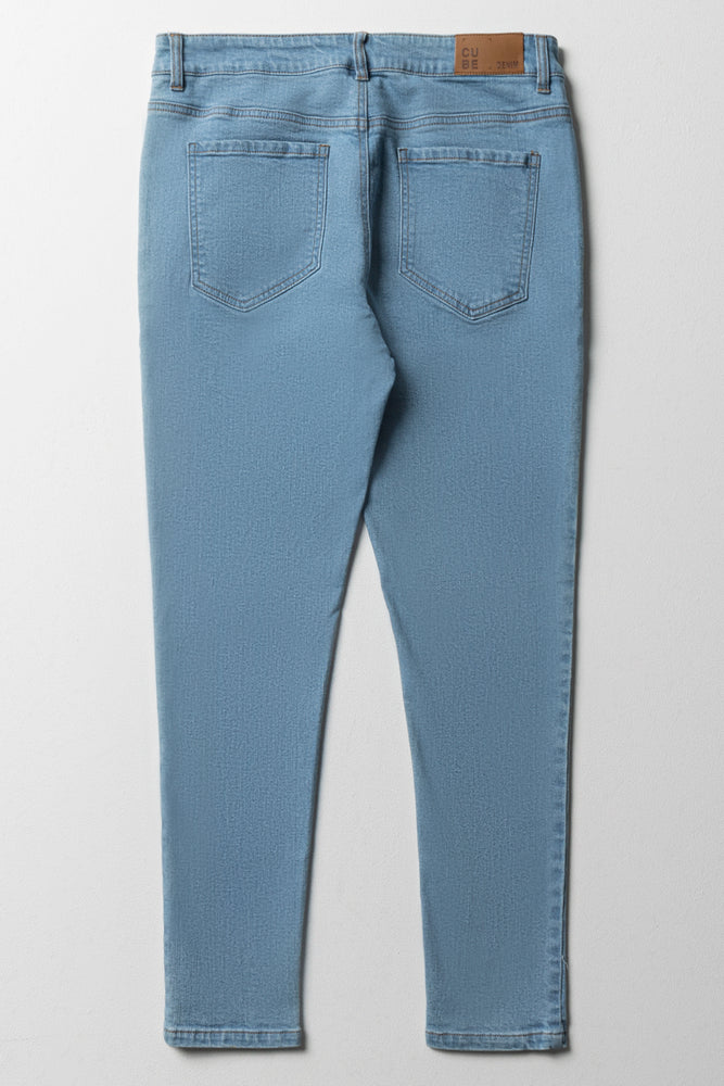 Skinny Denim Jeans Light Blue (4)