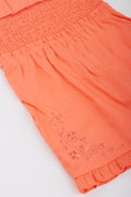 Orange Frill Detail Summer Jumpsuit (1)