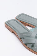 Sage Knot Top Stitch Mule Sandals (3)