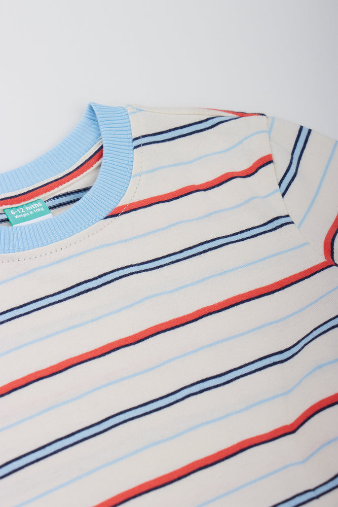 Striped Short Sleeve T-Shirt (1)