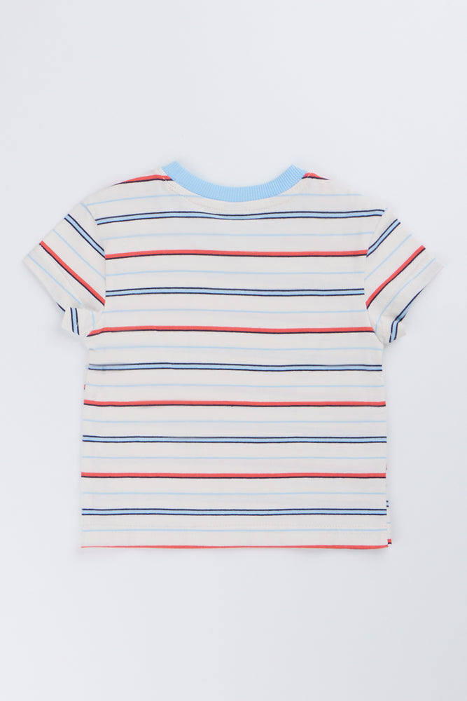 Striped Short Sleeve T-Shirt (2)