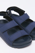 Navy Double Strap Sandals (2)