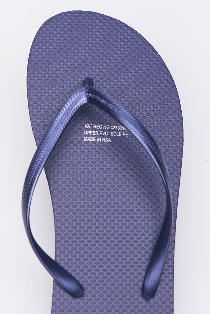 Navy Flatform Flip Flops (4)