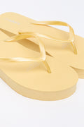 Yellow Platform Flip Flops (2)