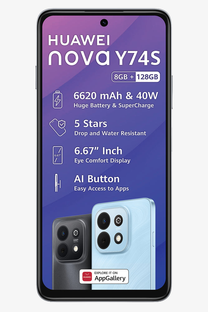 Huawei Y74S 128GB Black Telkom