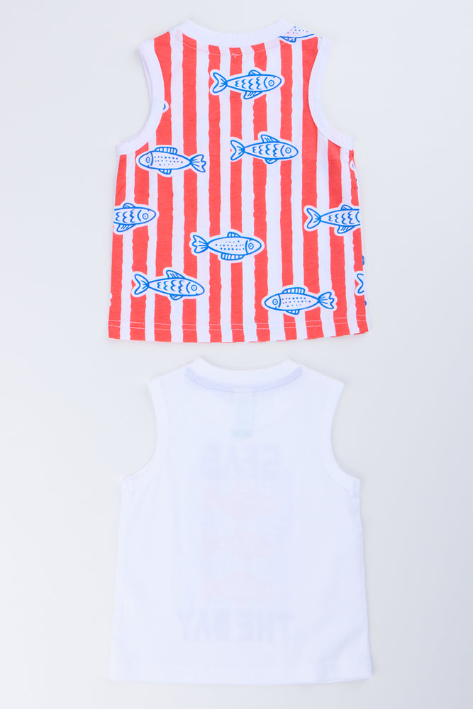2 Pack Graphic Vests (2)