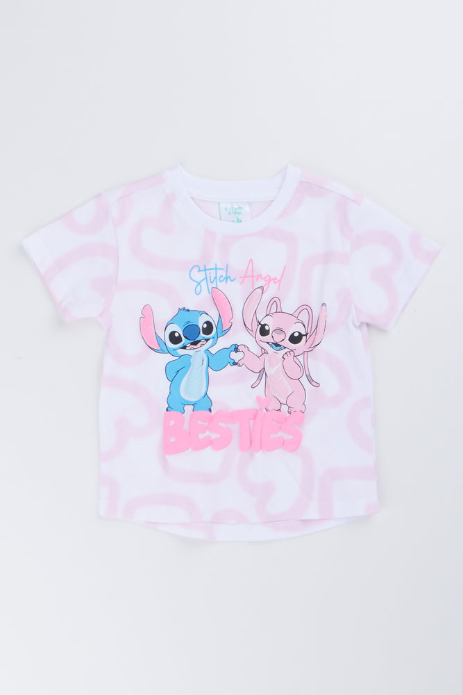 White Lilo & Stitch T-Shirt