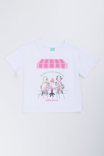 Dog Cafe Graphic Boxy T-Shirt