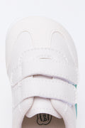 White Infant Double Strap Sneakers (4)