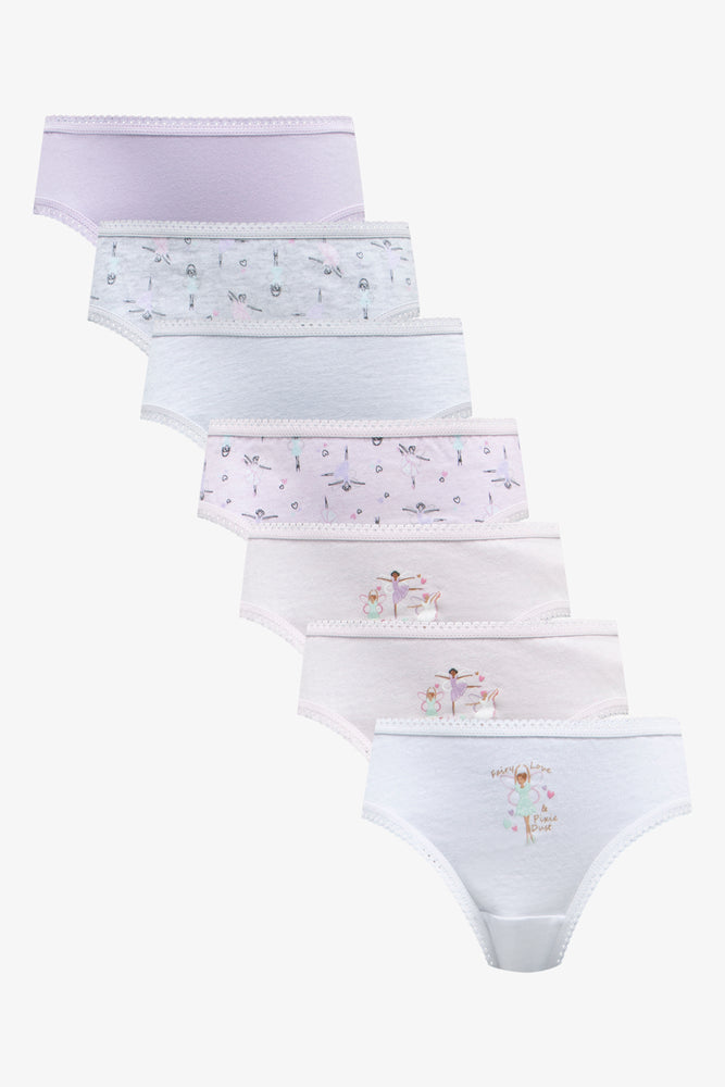 Fairies 7 Pack Bikini Panties Multicolour