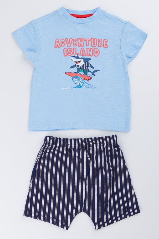 Blue Shark Adventure Playset
