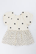 Cream Polka Dot Dress (2)