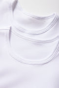White 2 Pack Long Sleeve Vests (1)