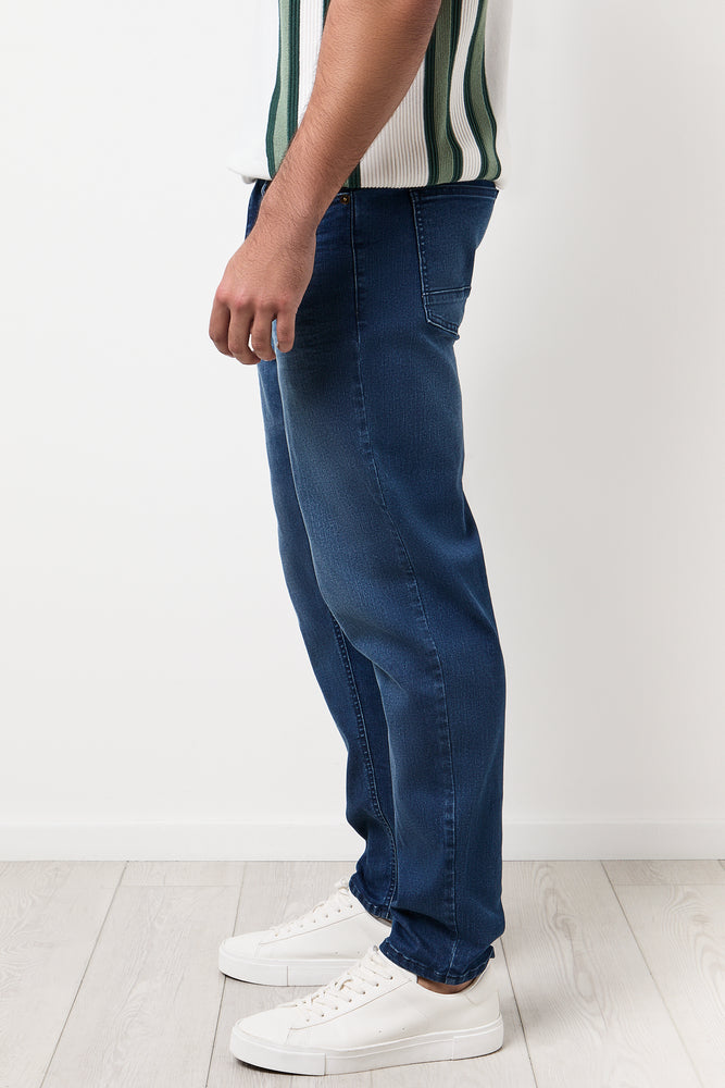 Slim Fit Medium Wash Jeans (1)