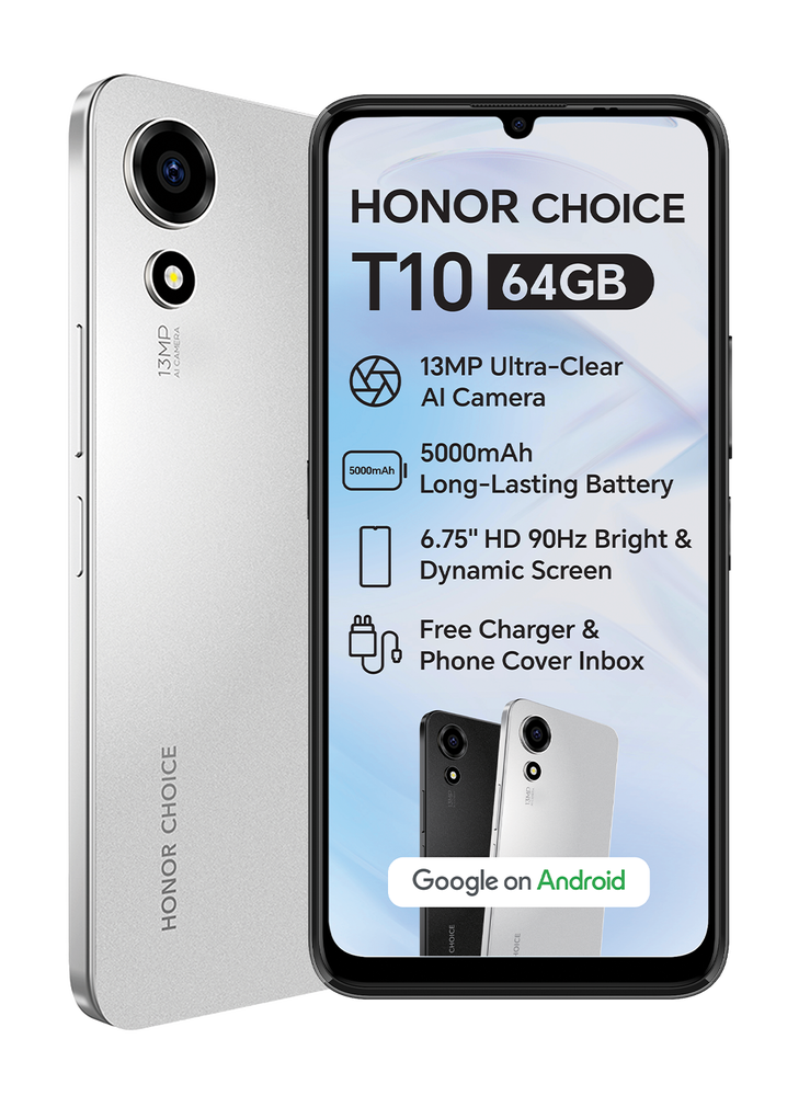 Honor Choice T10 Silver Telkom