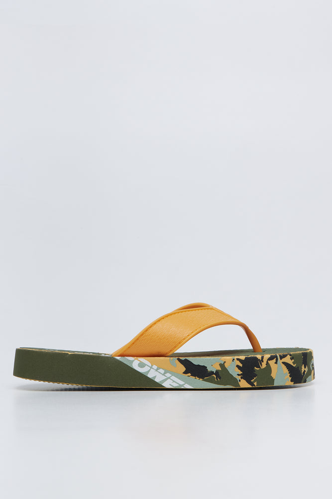 Fatigue Dinosaur Camo Flip Flops (1)
