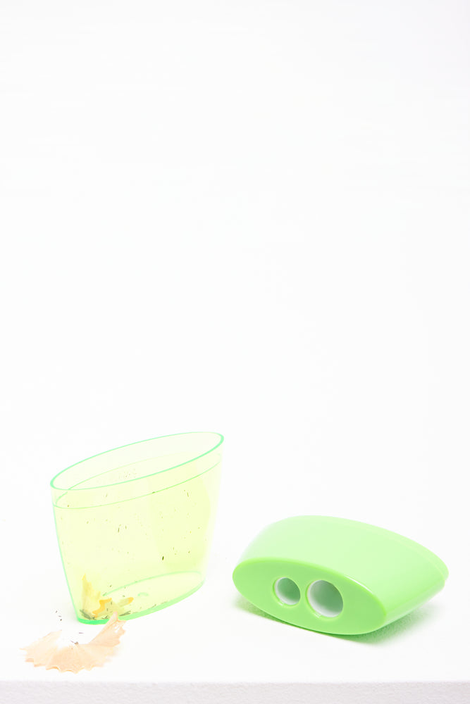 Bright Green Desktop Pencil Sharpener (1)