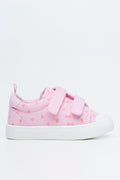 Pink Double Strap Sneakers (1)