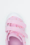 Pink Double Strap Sneakers (4)