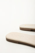 Cream Square Toe Snaffle Mules (3)