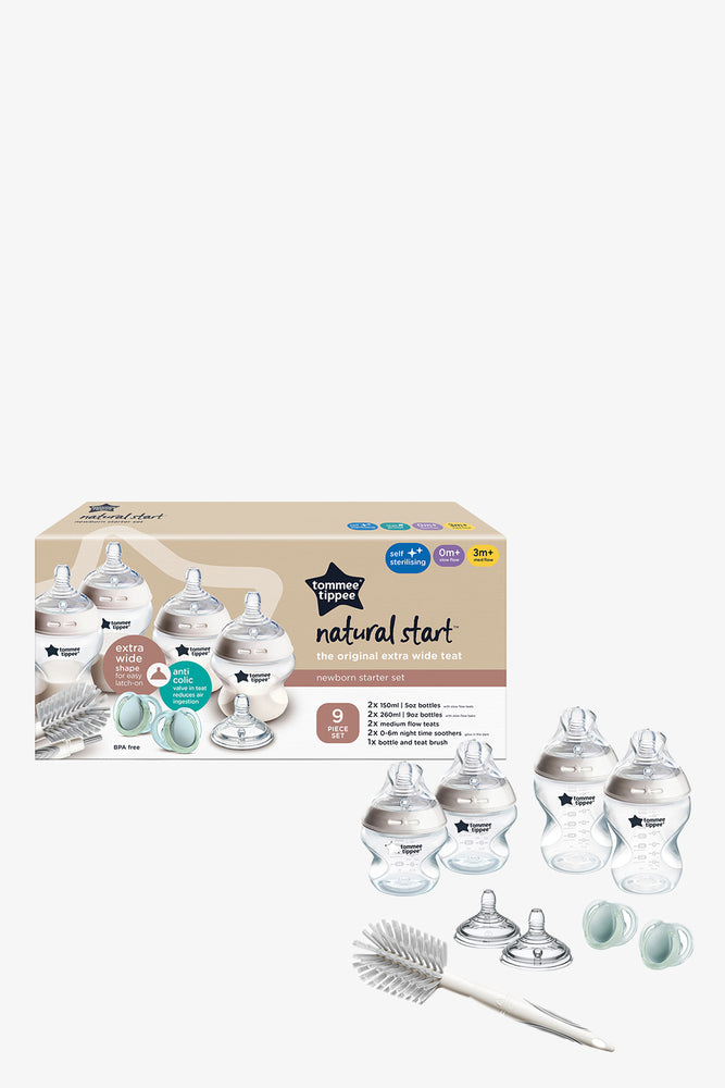Tommee Tippee Natural Start 9 Piece Newborn Set
