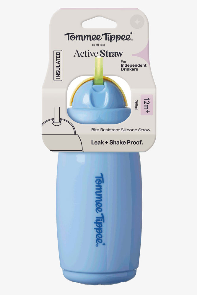 Tommee Tippee Insulated 266ml Bite Resistant Straw Cup