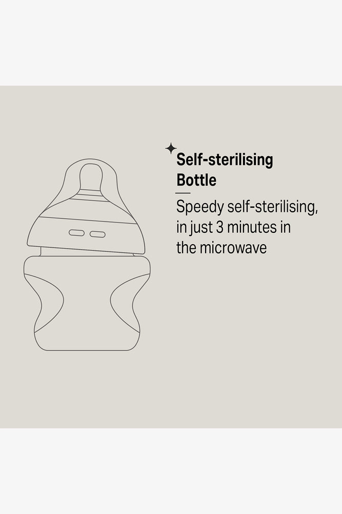 Tommee Tippee Natural Start Baby Bottles 2 Pack (6)